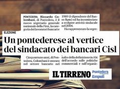 Il Tirreno, First Cisl, Riccardo Colombani è il nuovo segretario