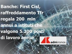 Studio First Cisl, stop risparmio su Tfr dei bancari, recuperare tutte le voci