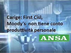 Carige, Colombani, strano che a Moody’s non interessi produttività personale