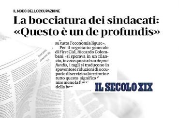 Carige, Colombani, si sperava in un rilancio invece questo è un de profundis