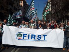 Manovra, First Cisl alla manifestazione Cgil Cisl Uil di Roma