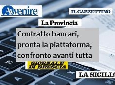 I titoli dei giornali sul rinnovo del contratto dei lavoratori delle banche