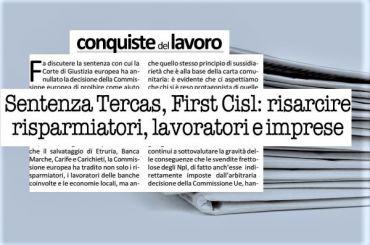 Caso Tercas, Colombani, Commissione europea ha tradito economie locali