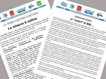 6 marzo, presidio sindacale di fronte alla nuova sede romana di Bnl Bnp Paribas