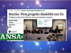 Banche, First Cisl propone ai sindacati europei progetto su disabilità e lavoro