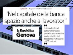 Repubblica su Carige, Colombani propone spazio ai lavoratori nel capitale banca