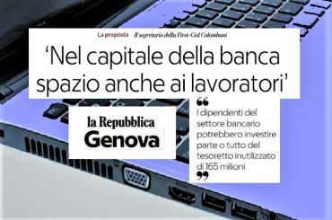 Repubblica su Carige, Colombani propone spazio ai lavoratori nel capitale banca