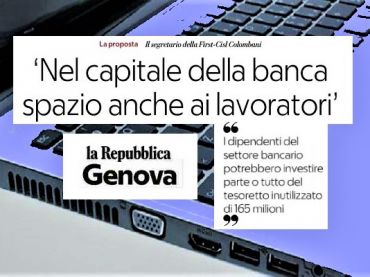 Repubblica su Carige, Colombani propone spazio ai lavoratori nel capitale banca