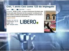 Libero, banche, First Cisl, un anno da Ceo vale fino a 123 da impiegato