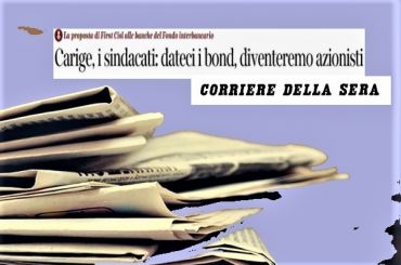 Corsera, Colombani, rilancio Carige, banche restino con lavoratori azionisti