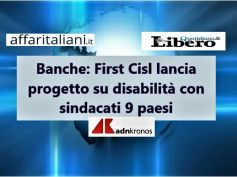 Disabilità e lavoro nelle banche, First Cisl lancia progetto di respiro europeo