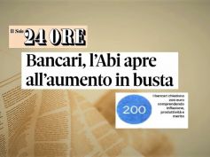 Il Sole 24 Ore, 300mila bancari in attesa del rinnovo del contratto di lavoro