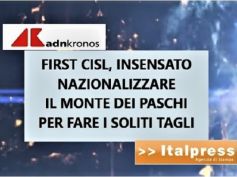 Adnkronos e Italpress su futuro Mps, Colombani, non nazionalizzare per tagliare