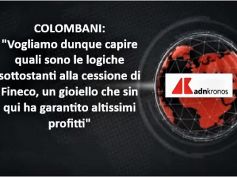 Colombani, con cessione Fineco si anticipa piano, UniCredit coinvolga sindacato