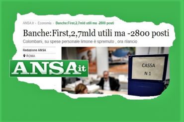 Colombani all’Ansa, con taglio posti lavoro non illudersi di fare piu ricavi