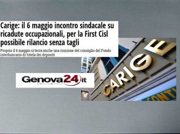 Colombani, per salvare e rilanciare Carige serve azione di grande solidarietà