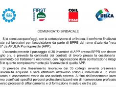 Berloco, in Apulia Prontoprestito salvati 35 lavoratori, accordo win win