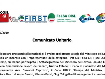 Anpal Servizi, i sindacati, piano industriale ancora insoddisfacente