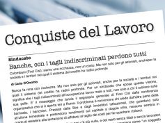 Conquiste del Lavoro, Colombani, sindacato è soggetto di trasformazione sociale