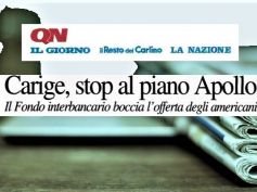 QN, stop ad Apollo per Carige, Colombani, con il Foc governance con lavoratori