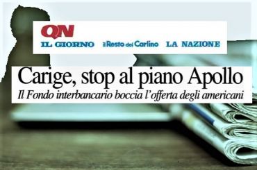 QN, stop ad Apollo per Carige, Colombani, con il Foc governance con lavoratori