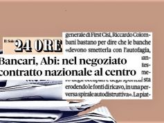 Il Sole 24 Ore, al via confronto su Ccnl, Colombani, banche elimino autofagia