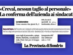 In Creval esclusi tagli al personale, First Cisl, è rassicurazione importante