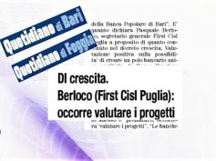 DL Crescita, First Cisl, positivo provvedimento su unione banche ma vigiliamo