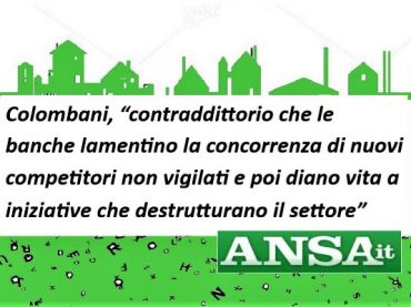 Colombani all’Ansa, accordo tra Banca 5 e Sisal è esternalizzazione mascherata