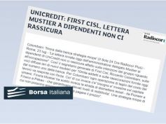 Borsa Italiana su tagli UniCredit, Colombani, lettera Mustier non ci rassicura