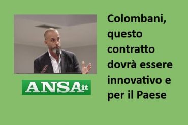 Ansa su ccnl banche, Colombani, bisogna tornare a investire sul capitale umano