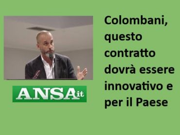 Ansa su ccnl banche, Colombani, bisogna tornare a investire sul capitale umano