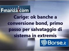 Crisi Carige, Colombani, operazione di sistema necessaria ma lavoro va protetto