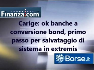 Crisi Carige, Colombani, operazione di sistema necessaria ma lavoro va protetto