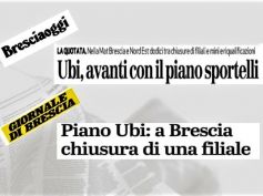 Piano Ubi su chiusura sportelli,  sindacati, verificheremo coerenza interventi