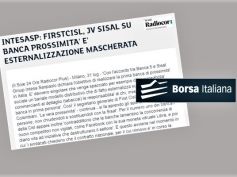 Banca 5 e Sisal, Colombani, banca di prossimità maschera esternalizzazione