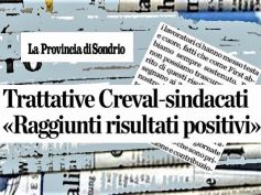 Accordo Creval, ottenuti risultati positivi e risolte diverse questioni sospese