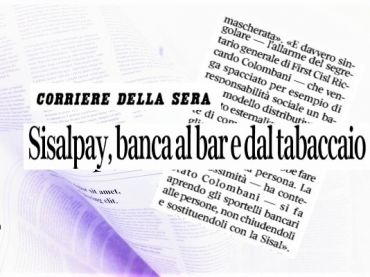 Colombani al Corsera, con accordo Banca 5 e Sisal mascherano esternalizzazione