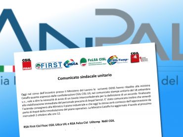 Anpal Servizi, i sindacati incontrano il ministro, stabilizzare i precari