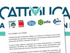 Cattolica assicurazioni, sottoscritto accordo ponte per le aziende del gruppo