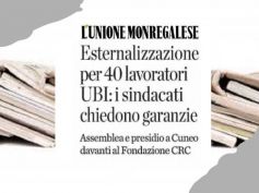 Ubi Banca esternalizza, continuano le reazioni nei territori coinvolti