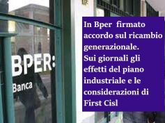 Accordo Bper sui giornali, firma per ricambio generazionale e occupazione