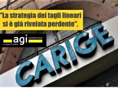 Agi, First Cisl su Carige, senza chiarimenti sui tagli non si fa molta strada