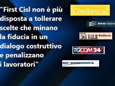 CheBanca! taglia premi a dipendenti, First Cisl, decisione inaccettabile
