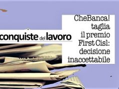 Conquiste del Lavoro, per First Cisl inaccettabile taglio premi in CheBanca!