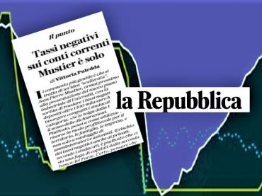 La Repubblica, su tassi negativi in UniCredit Mustier è solo