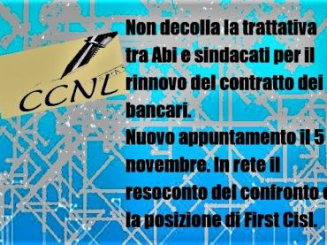 Trattativa Ccnl banche, anche sui quotidiani on line netta posizione First Cisl