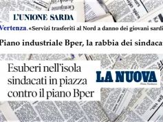 Piano Bper in Sardegna, per i sindacati è inaccettabile, impoverisce territorio