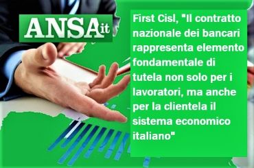 Ansa, rinnovo Ccnl banche, Colombani, non solo disponibilità, serve trasparenza