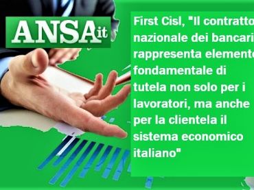 Ansa, rinnovo Ccnl banche, Colombani, non solo disponibilità, serve trasparenza
